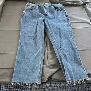 Abercrombie & Fitch Straight Leg Blue Jeans